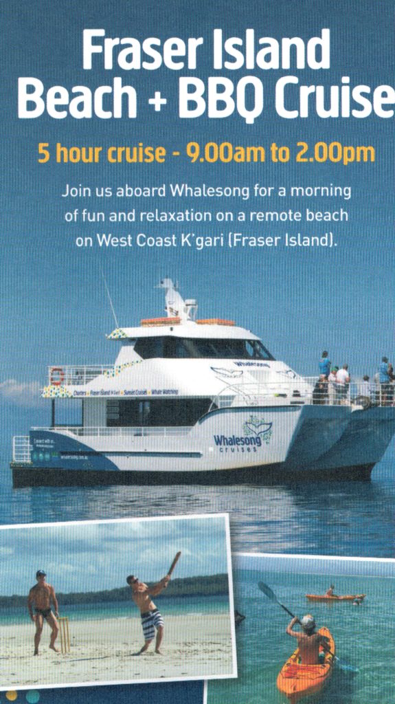 Fraser Island Beach & BBQ Cruise from Hervey Bay Marina